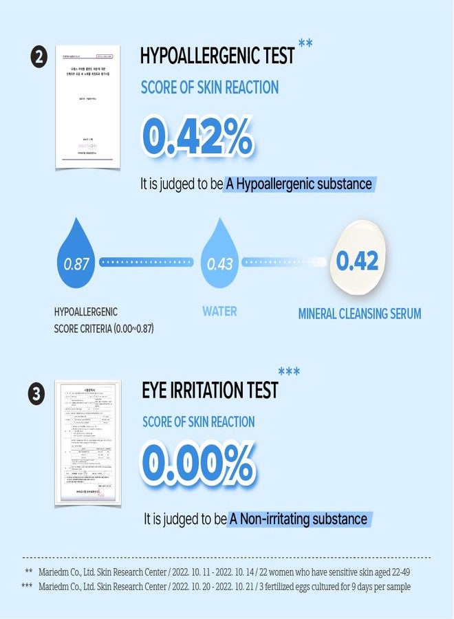 O'LABS Mineral Cleansing Serum 200ml / 6.76 fl.oz Gentle Facial Cleanser Korean Skincare with Dead Sea Minerals - Image 5